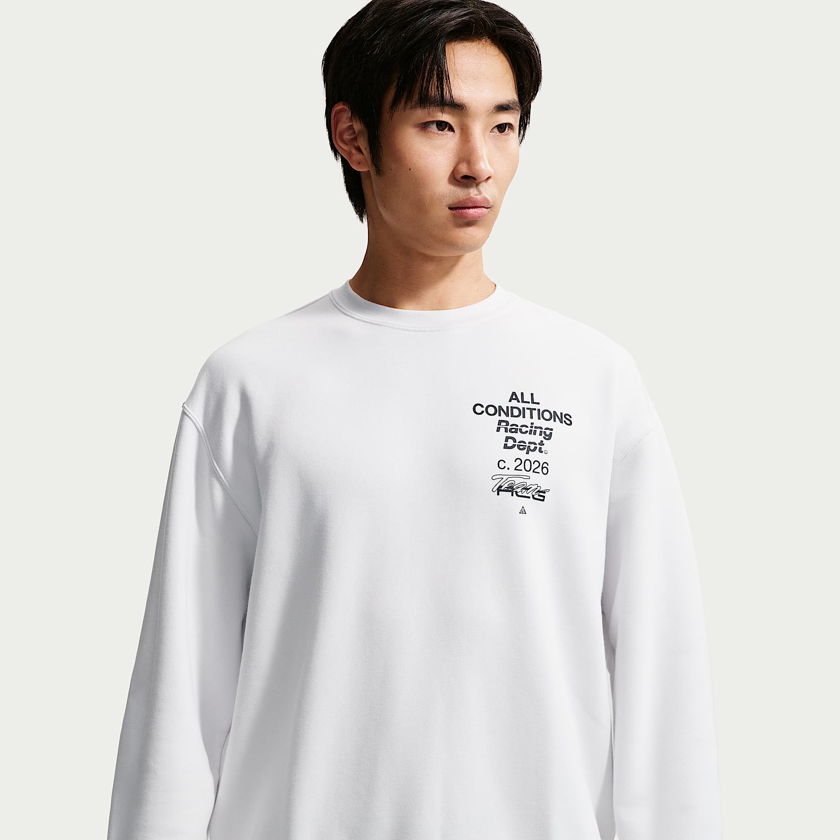 ACG 'Tuff Fleece' Men's Dri-FIT Crew-Neck Sweatshirt. Nike ID